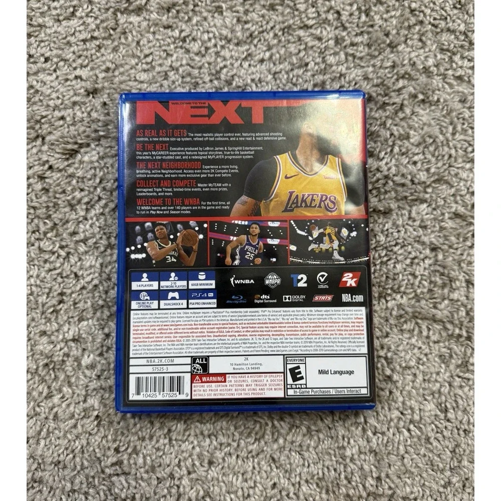 NBA 2K20 PlayStation 4, 2019‎ Anthony Davis Video Game Basketball